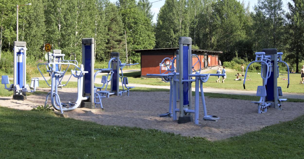 Ulkokuntosali Lahelaan #2324
